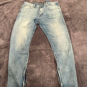 MNML ZIPPER JEANS